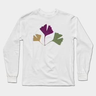 Ginkgo biloba branch Long Sleeve T-Shirt